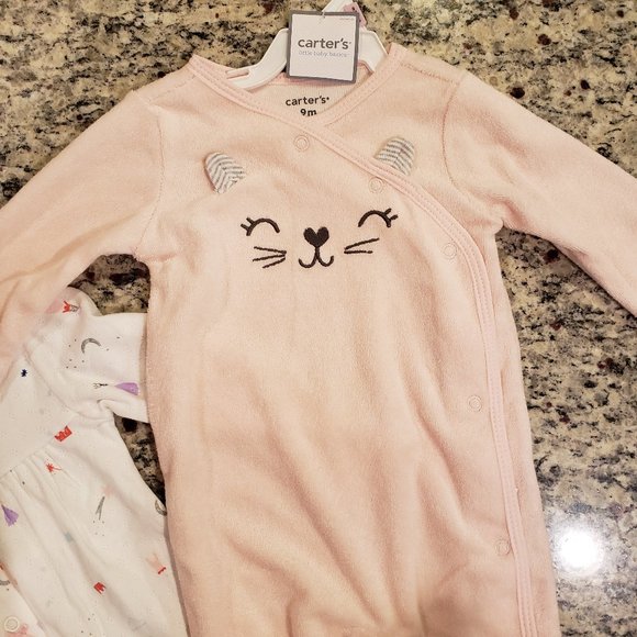 New- Bundle of 4 Footies All Size 9 Months - Picture 5 of 6